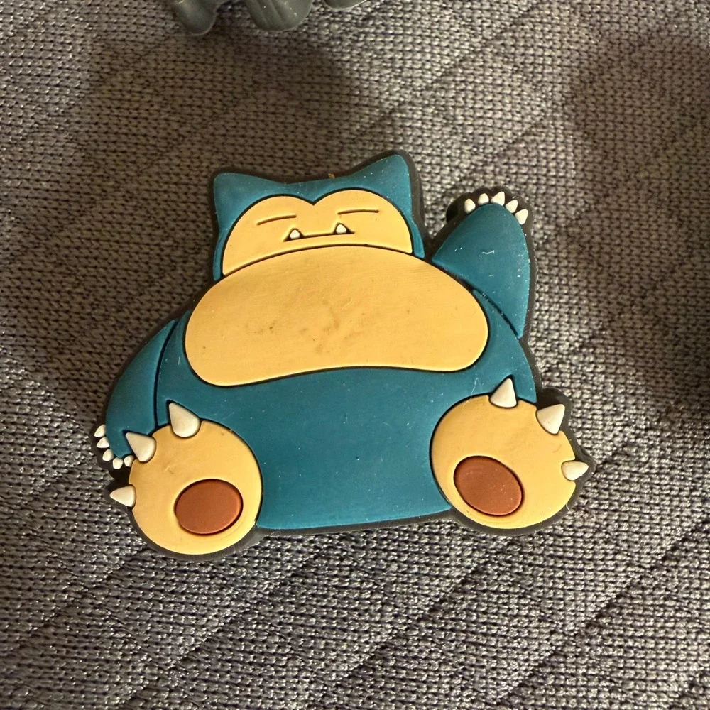 Pokemon Shoe Charms Set of 8 Eevee Squirtle Charmander Snorlax Bulbasaur Gengar
